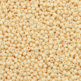 10/0 Preciosa Seed Beads Yellow Dyed Chalk White